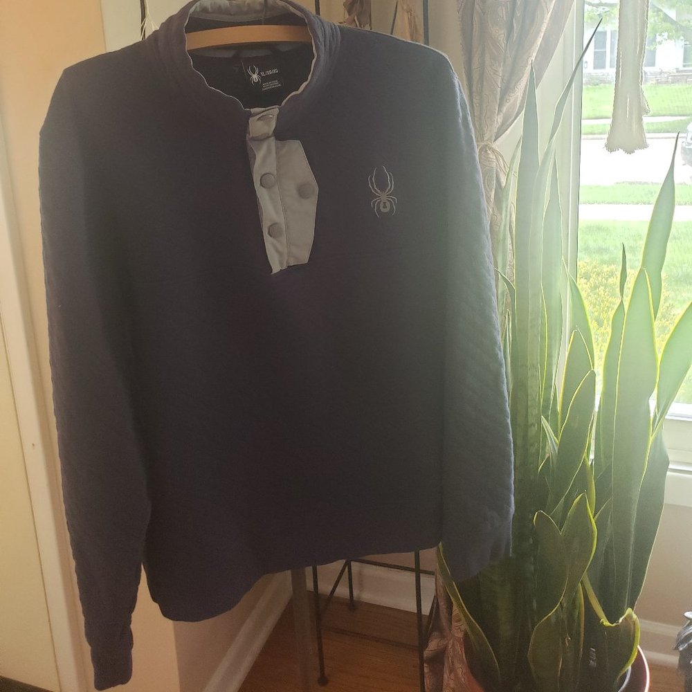 Spyder quilted pullover
